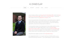Desktop Screenshot of kchadclay.com